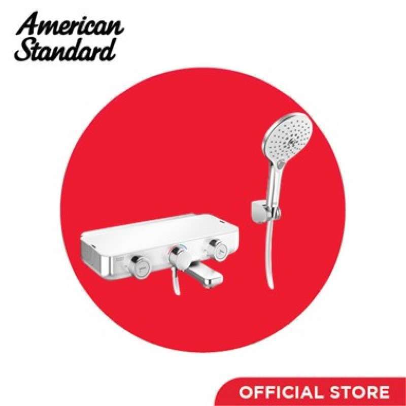 Promo American Standard EasySet Exposed Auto Temperature Mixer Bath