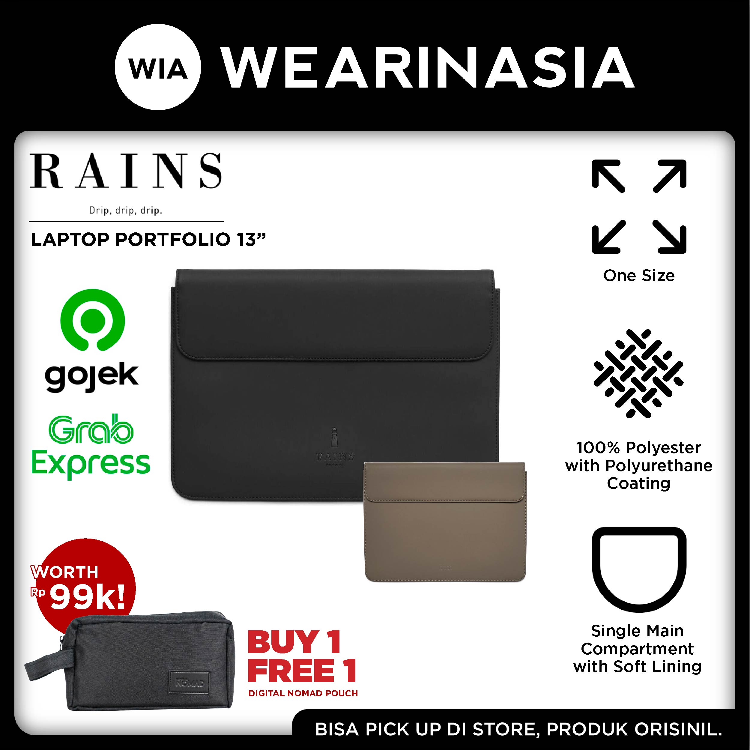 Jual Rains Terbaru Februari 2024 100 Original Official Store