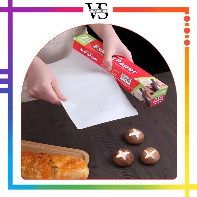 Jual Baking Paper Kertas Minyak Baking Kertas Roti Alas Roti Silicone ...