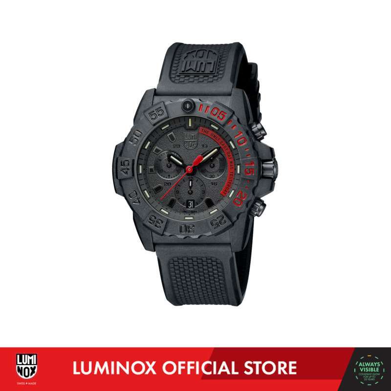 Luminox Navy SEAL Chronograph, Military Dive Watch, 45 mm Jam  Tangan