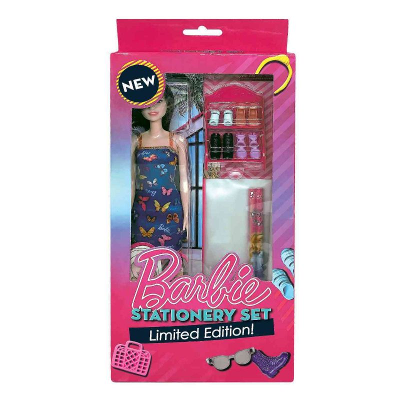 Barbie doll sales stationery set