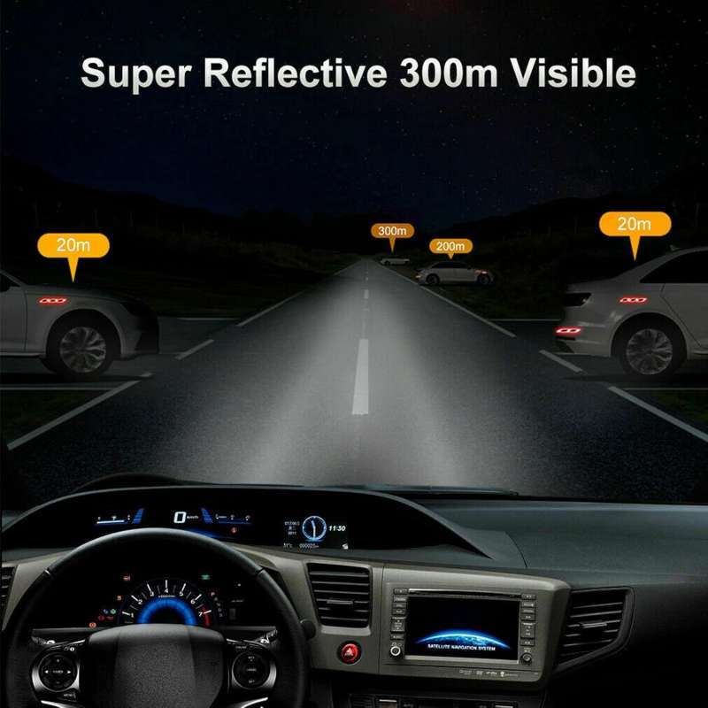 Promo Sticker Warning Reflector 3d Carbon Mask Reflective Scoop Varian ...