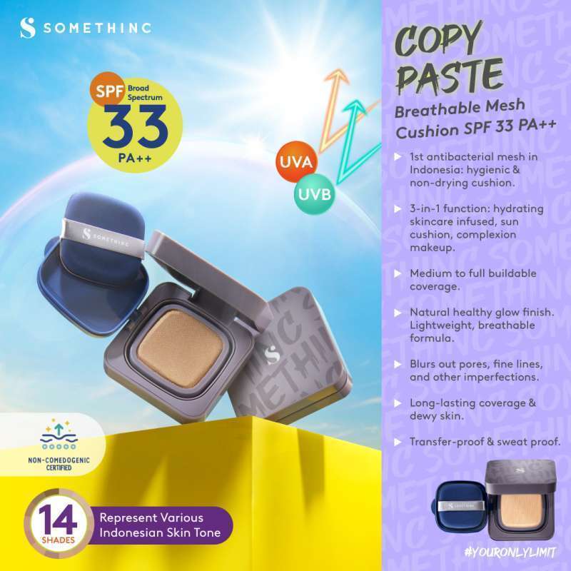 Promo [last Chance] - Somethinc Copy Paste Breathable Cushion Diskon 9% ...