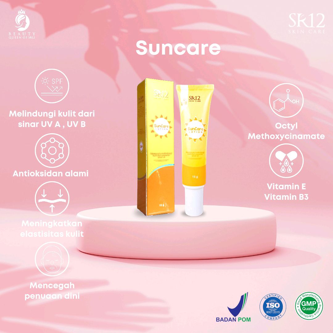 Jual SR12 Suncare Lotion Sunscreen Pelindung Wajah Dari Sinar Matahari Sunblock Wajah di Seller