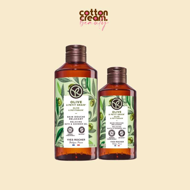 Yves Rocher Relaxing Bath Shower Gel Olive Petitgrain