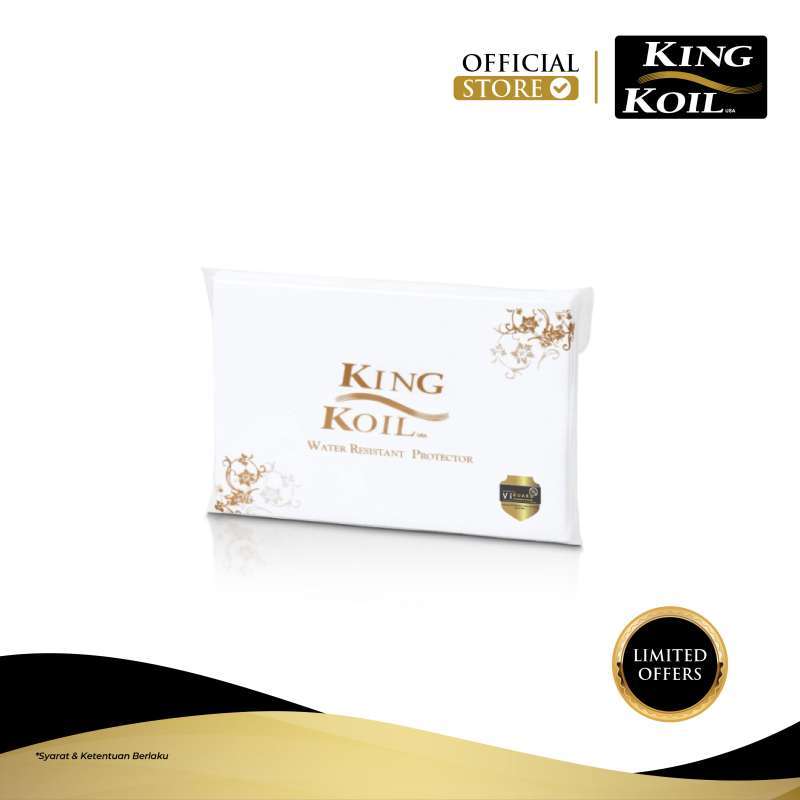 King Koil Pillow Protector Fitted Waterproof with Vi Guard EXCLUSIVE CAMPAIGN