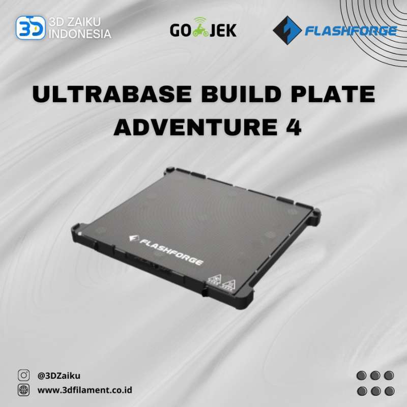Jual Original Adventurer 4 Ultrabase Glass Build Plate