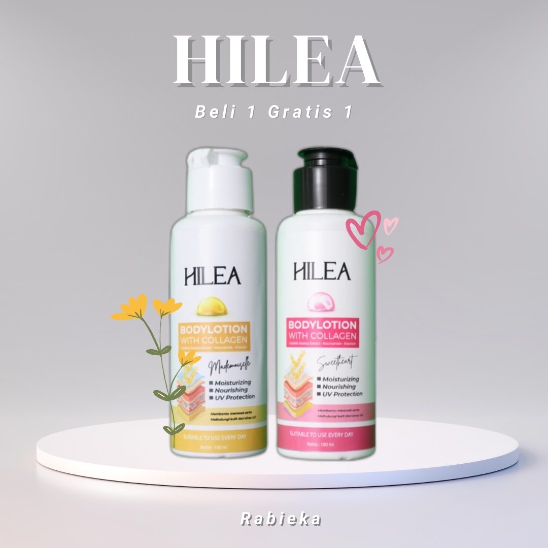 Jual HILEA body lotion with collagen lotion pemutih badan body
