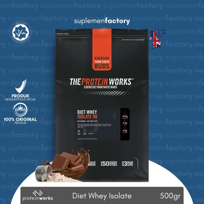Jual TPW The Protein Works Diet Whey Isolate 90 500 gram di Seller