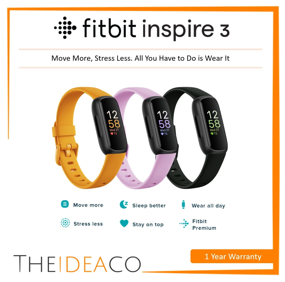 Promo Smartwatch Fitbit Inspire 3 Stay On Top And Bring Out Your Best