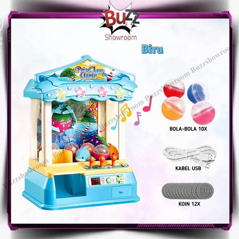 Candy Catcher Claw Machine Mainan Mesin Capit Boneka graber grib doll