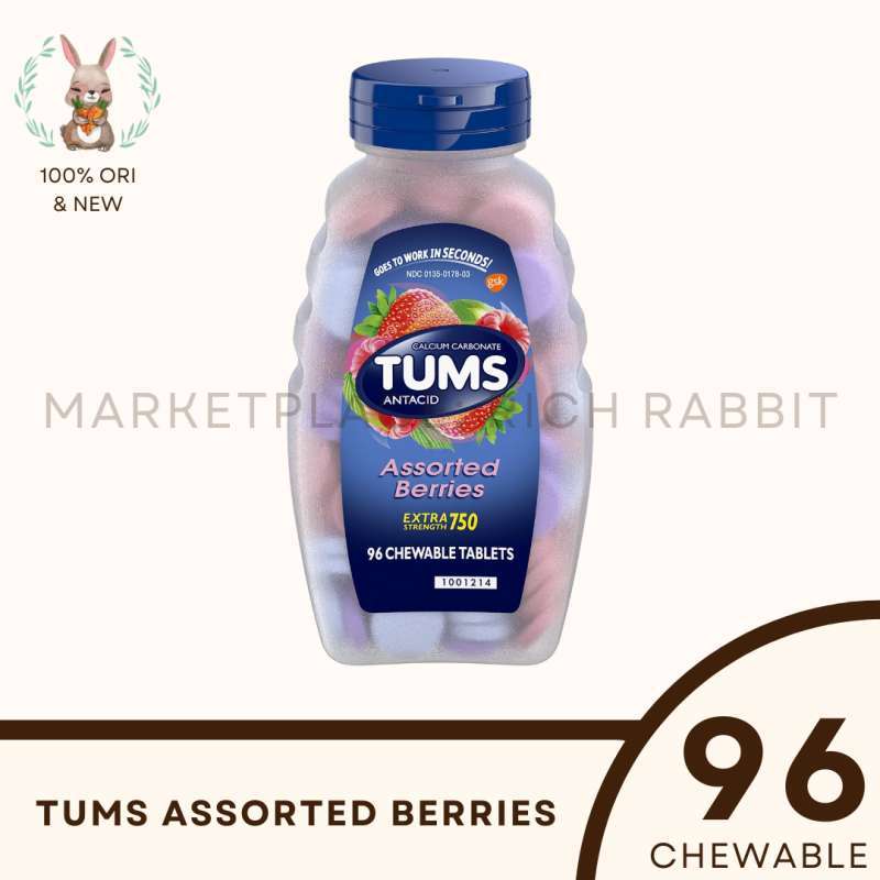 Jual Tums Antacid Ultra Strength 1000 Obat Maag Asam Lambung Gerd