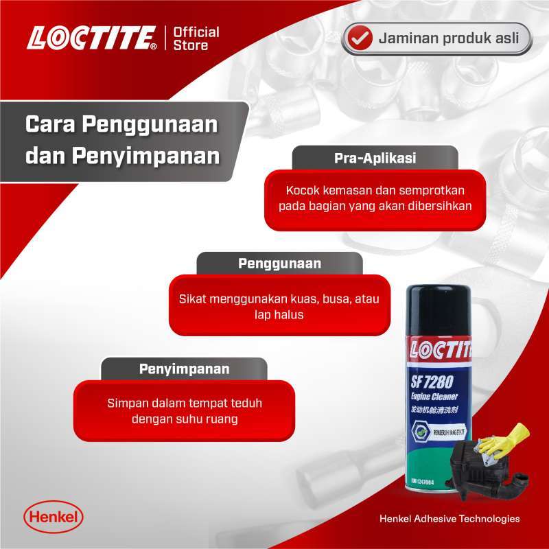 Jual Henkel Loctite Sf 7280 Engine Cleaner Pembersih Ruang Mesin 400 Ml ...