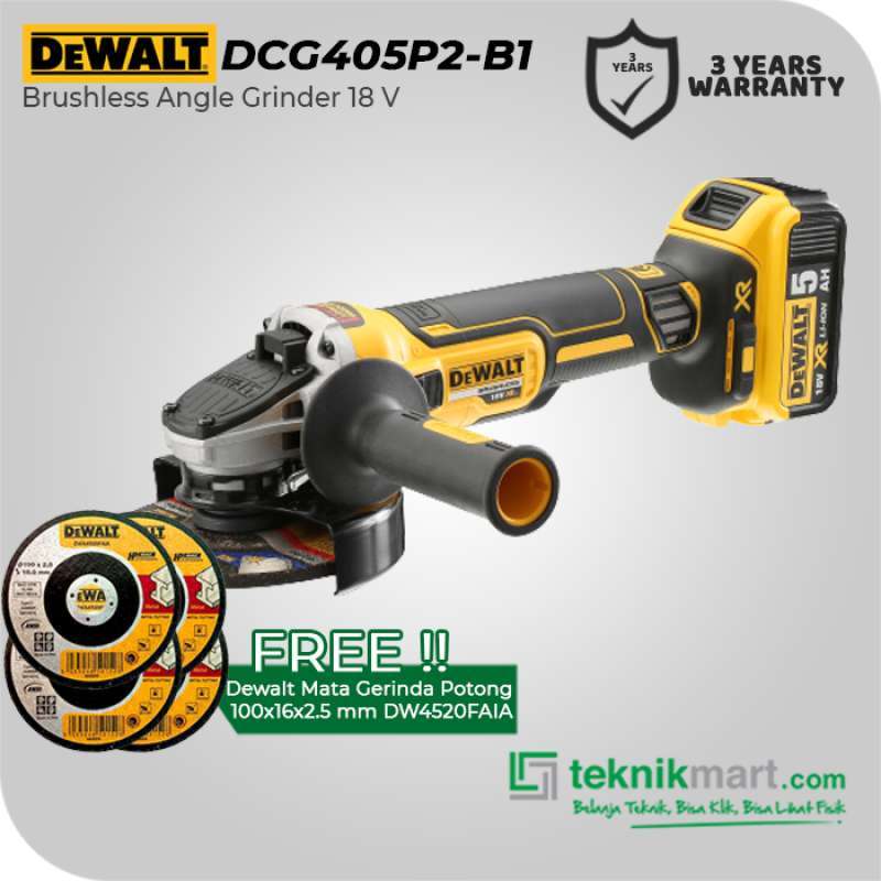 Brushless Angle Grinder Dewalt 18v DeWalt DCG405FN 18V XR