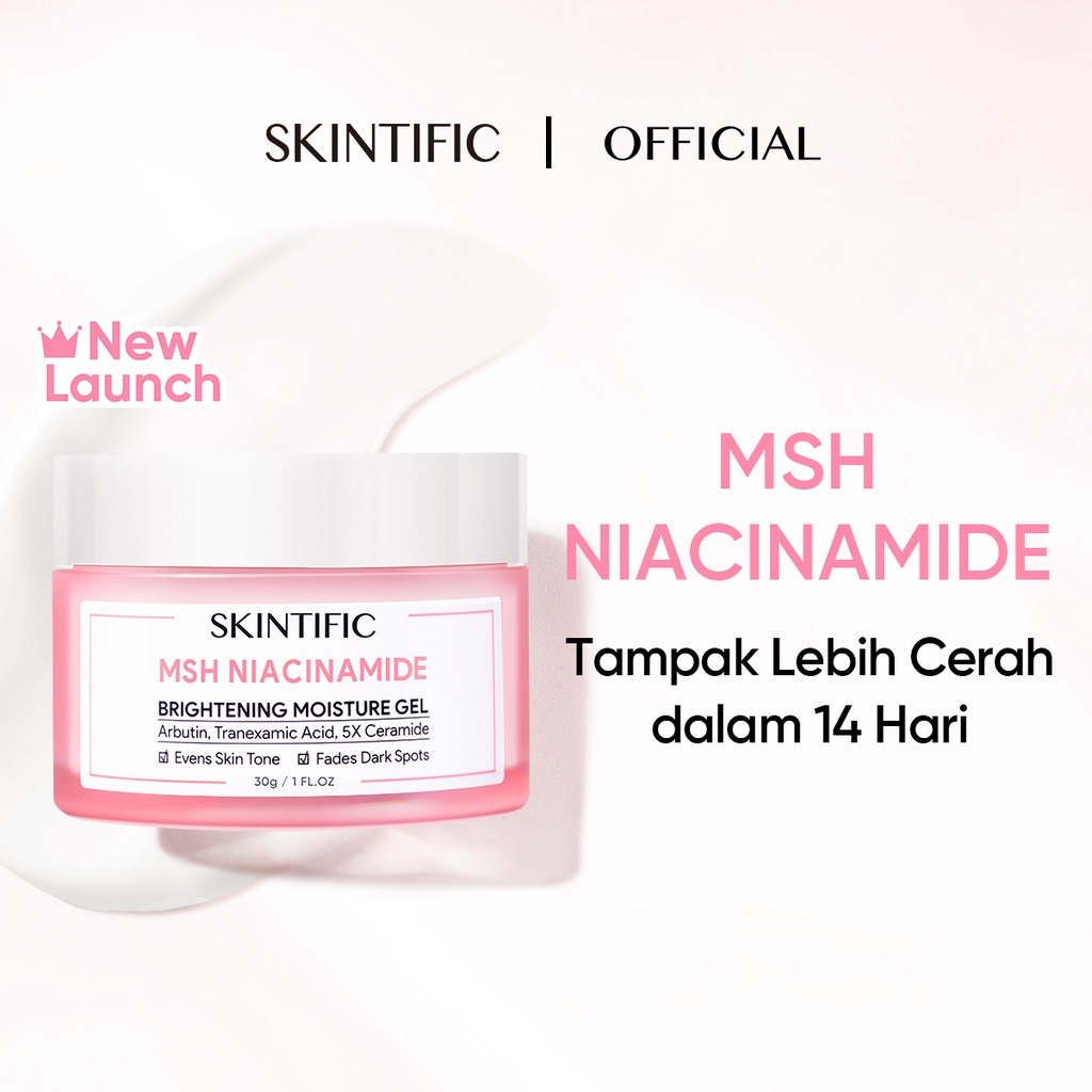Promo Skintific Msh Niacinamide Brightening Moisturizer Glowing