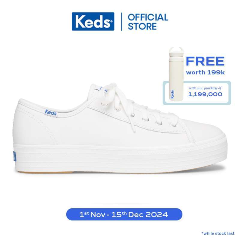 Jual Keds Women Triple Kick Leather Wh57310 Di Seller Keds Market Place Official Store Pabuaran Tumpeng Kota Tangerang Blibli
