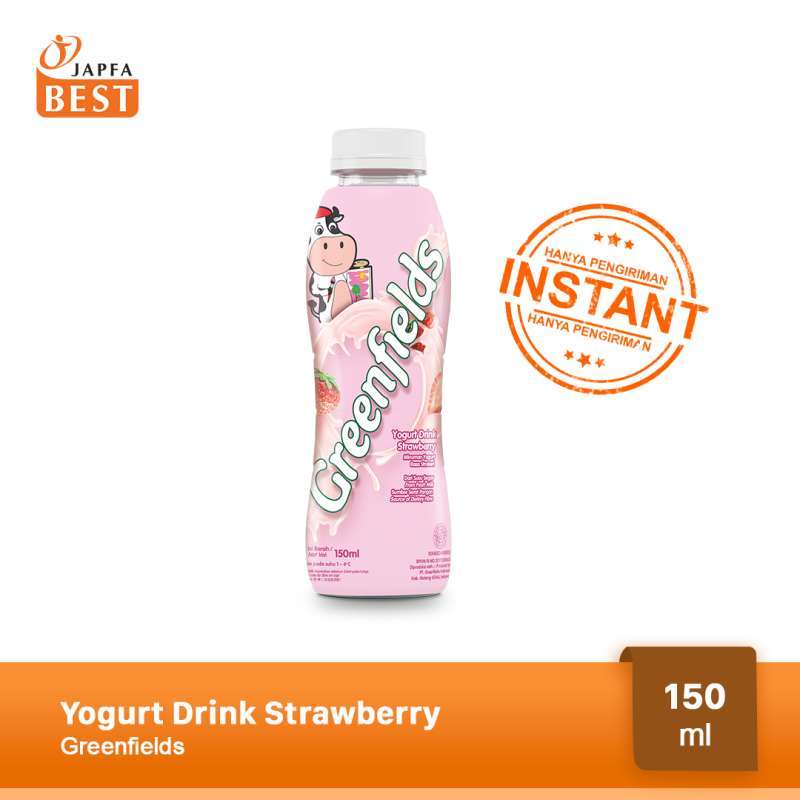 Promo Greenfields Yogurt Drink Strawberry 150ml Diskon 27 di Seller