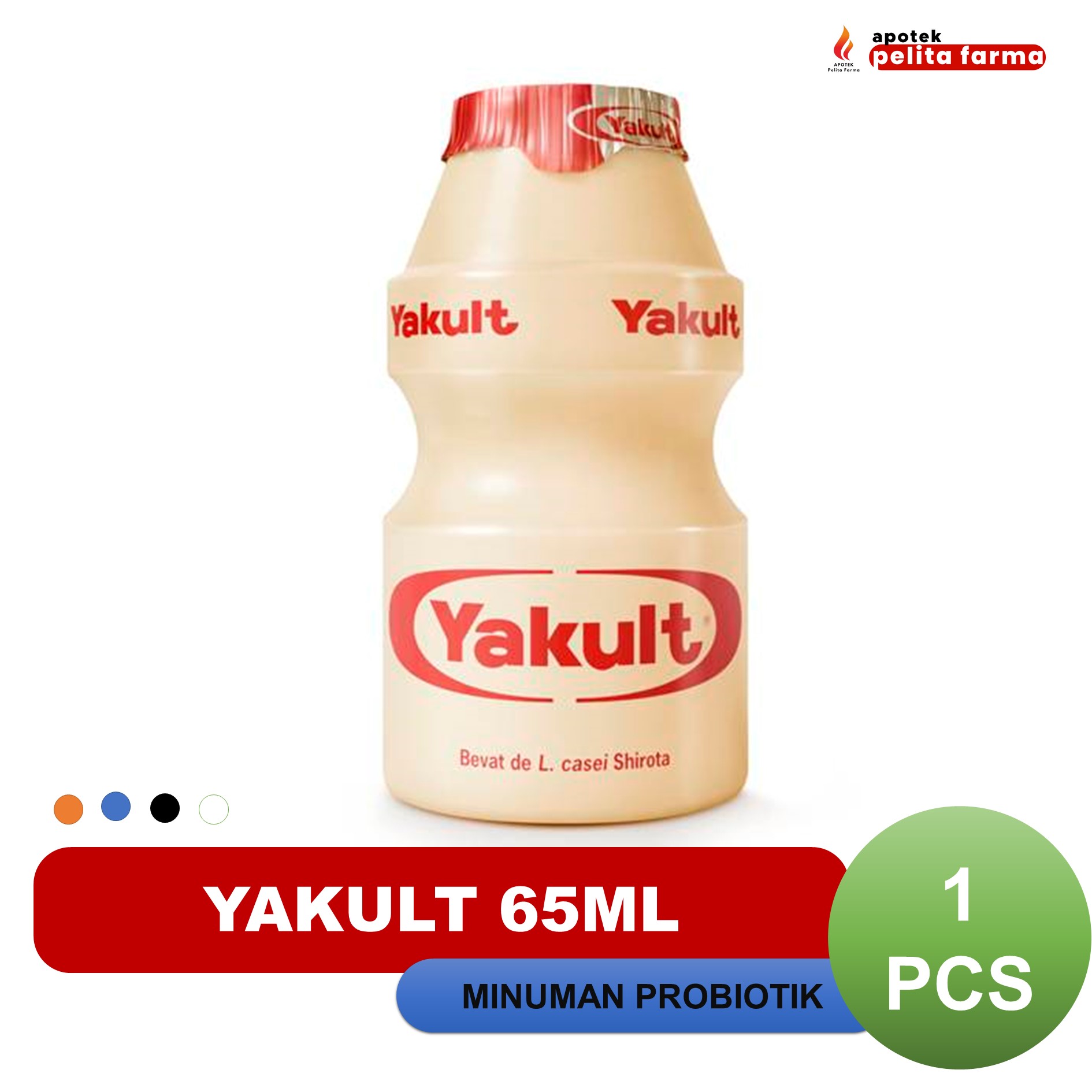 Promo YAKULT 65 ML BOTOL 1 PCS Diskon 4 di Seller Apotek Pelita Farma