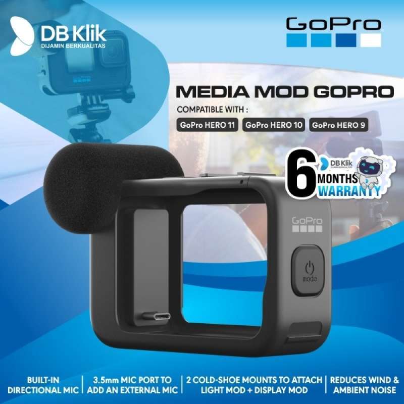 Promo Media Mod Gopro Hero10 / Hero9 /hero11- Gopro Hero9 / Hero10 ...