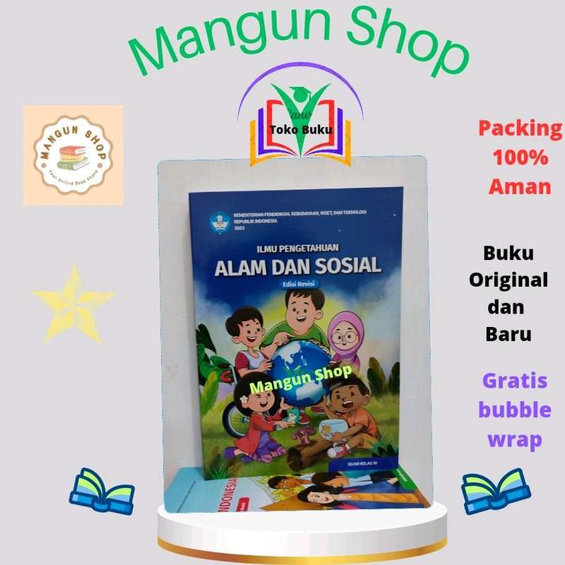 Jual Buku Ipas ( Ilmu Pengetahuan Alam Dan Sosial Kelas 4 SD Kurikulum ...