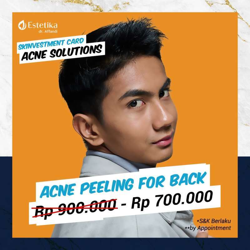 Jual Acne Peeling for Back di Seller estetikadraffandi Official Store Duren Tiga, Kota Jakarta