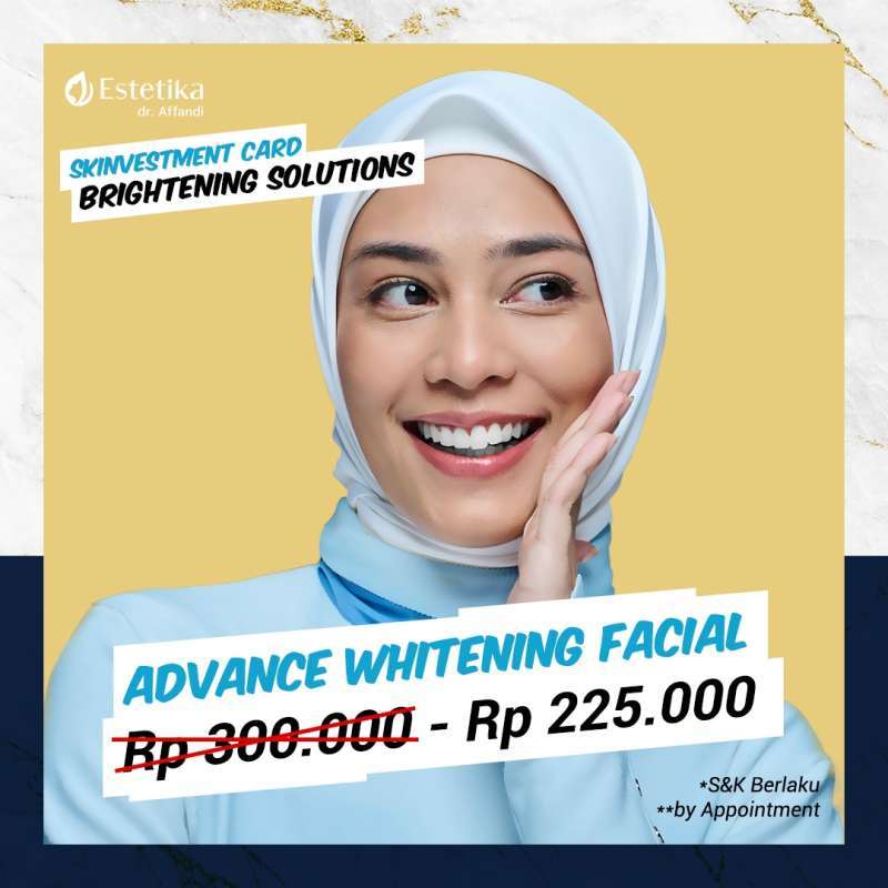Jual Advance Whitening Facial di Seller estetikadraffandi Official