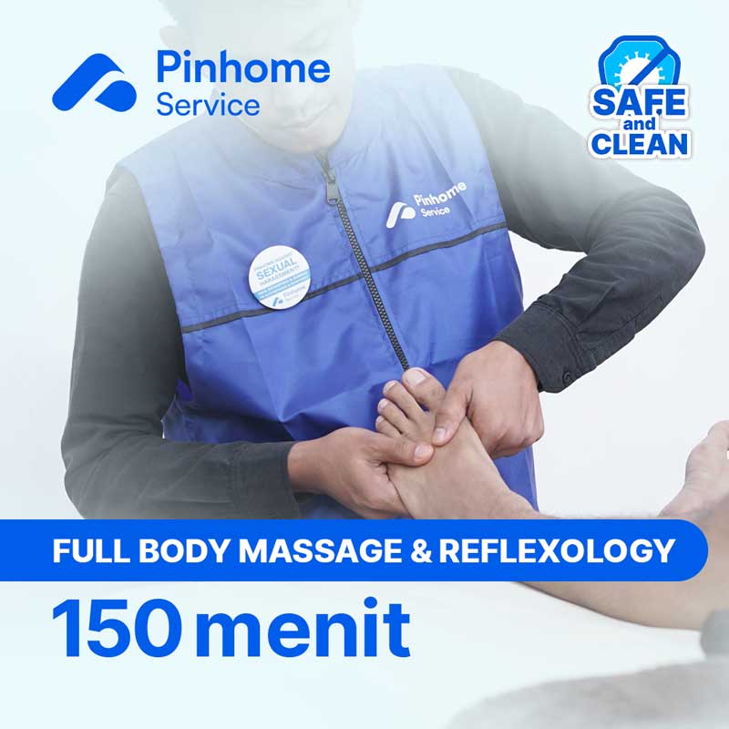 Promo Pinhome Full Body Massage And Reflexology 150 Menit Diskon 5