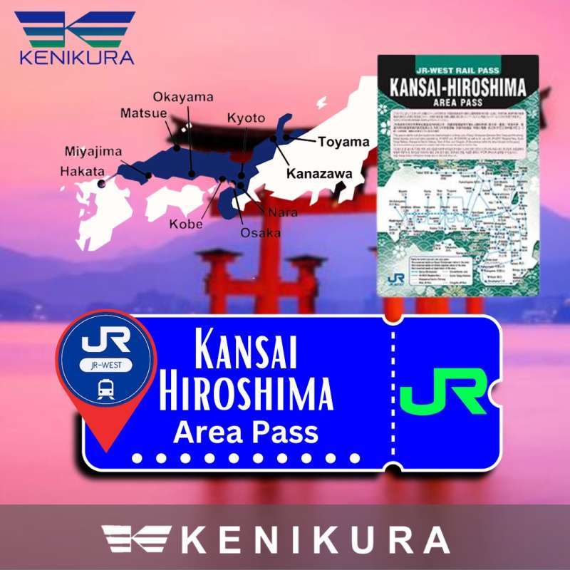 Jual Jr Pass 5 Days Kansai Hiroshima Area Pass Japan Rail Jepang Di Seller Kenikura Tour