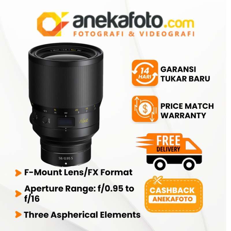 Jual Anekafoto Nikon Lens Z 58mm S Noct Black Di Seller
