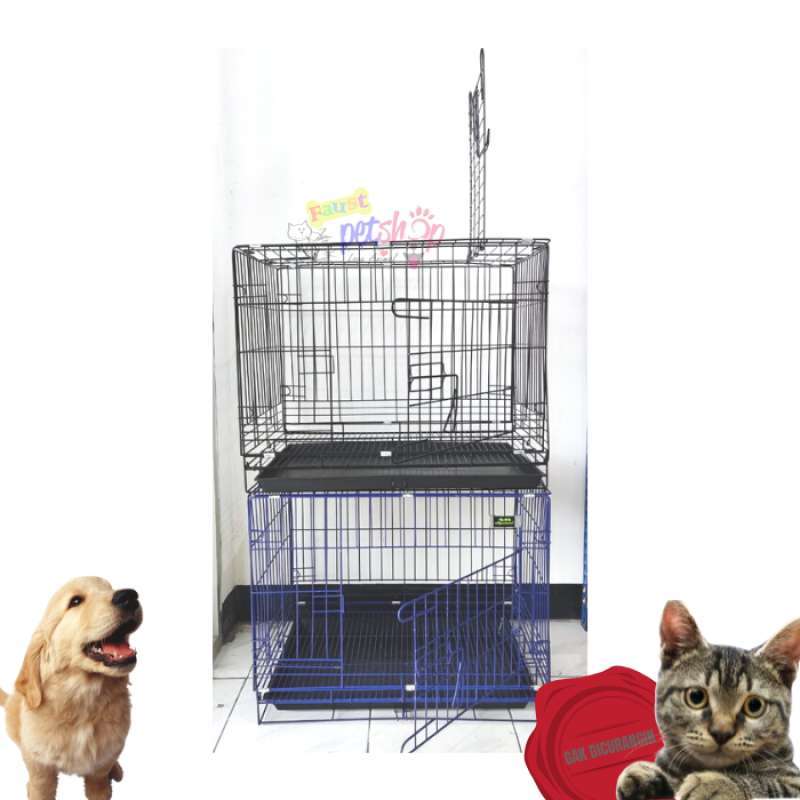 Promo Kandang Anjing Kucing Uk 75 Cm Bahan Premium Tidak Mudah
