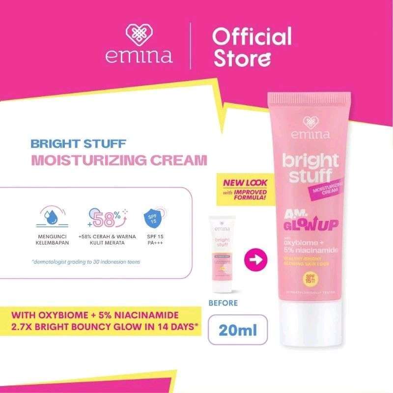 Jual Emina Bright Stuff Moisturizer 20ml di Seller New Megah Jaya