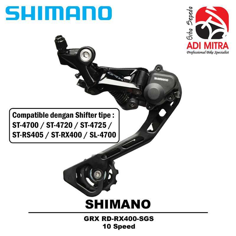 Shimano Dérailleur arrière grx rd-rx400 10sp 36T - IRDRX400 à vendre chez Shimano Dérailleur arrière grx rd-rx400 10sp 36T - IRDRX400 à vendre chez