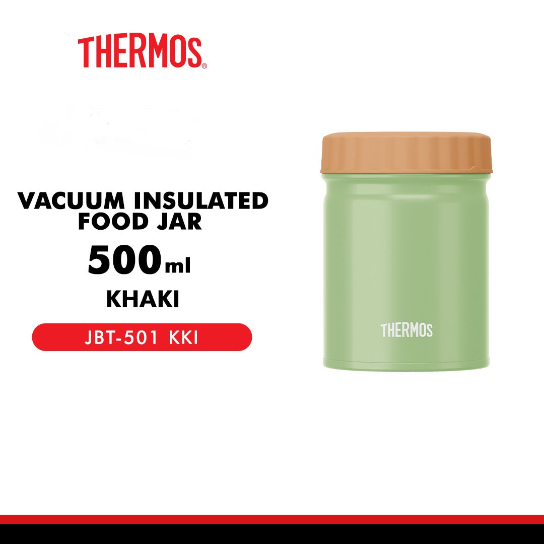 Jual Thermos Food Jar Vacuum Insulated Khaki 500ml (jbt501 Kki) Di
