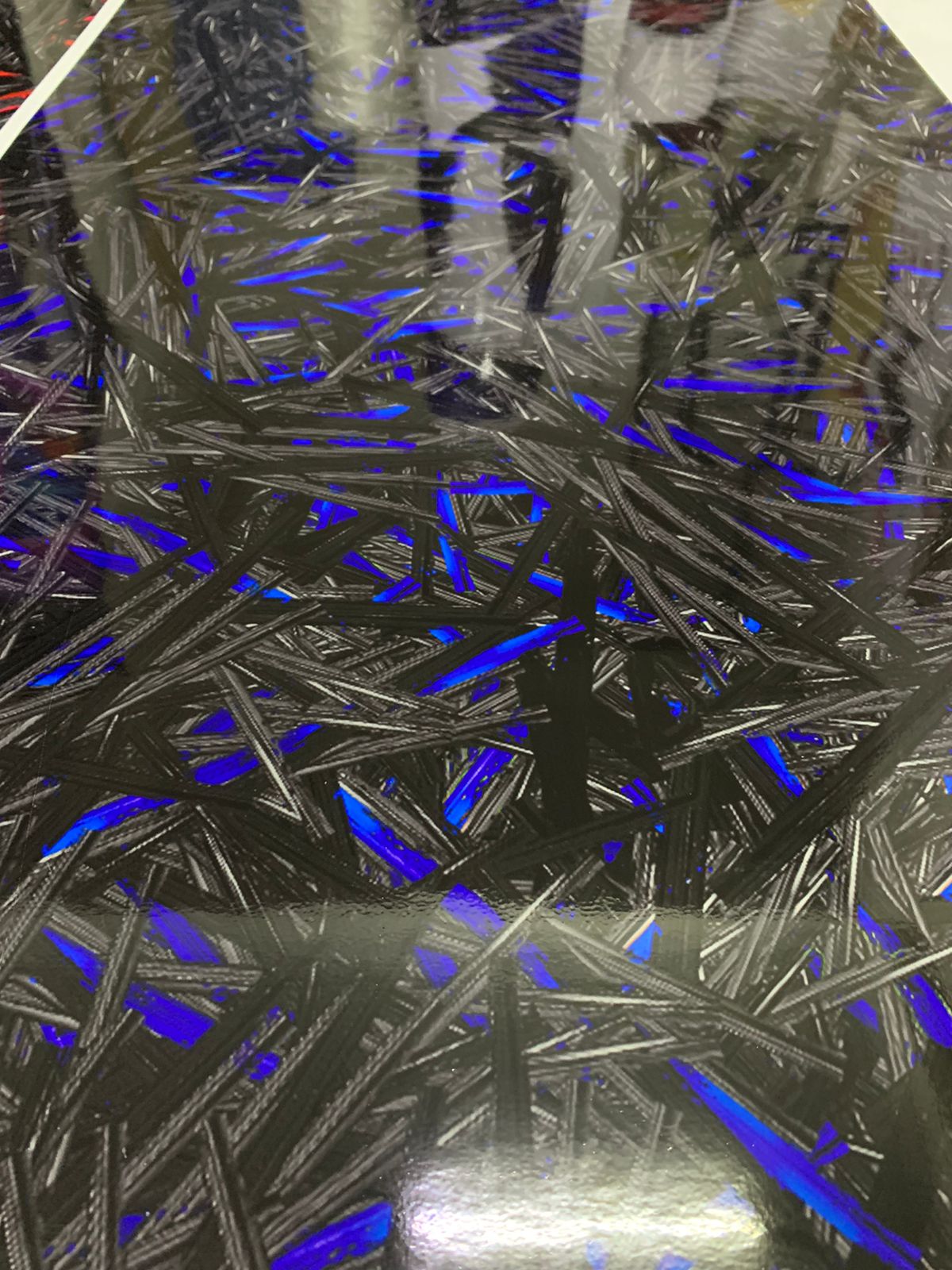 Jual Stiker Carbon Forged ,sticker Motif Carbon - 50x60 Biru Di Seller ...