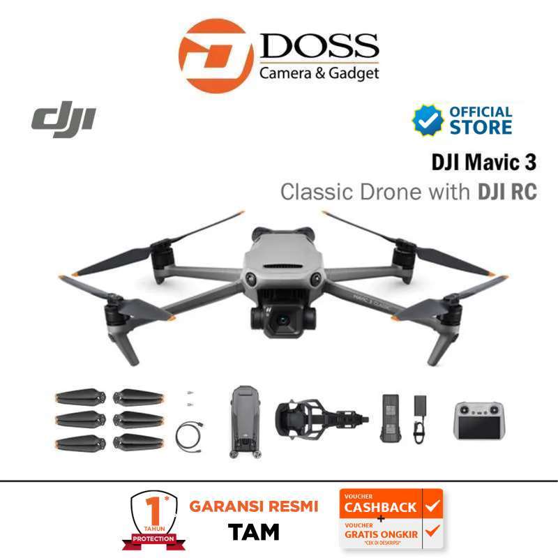 Jual Drone Dji Mavic 3 Classic Original Murah - Harga Diskon Juni 2024 ...
