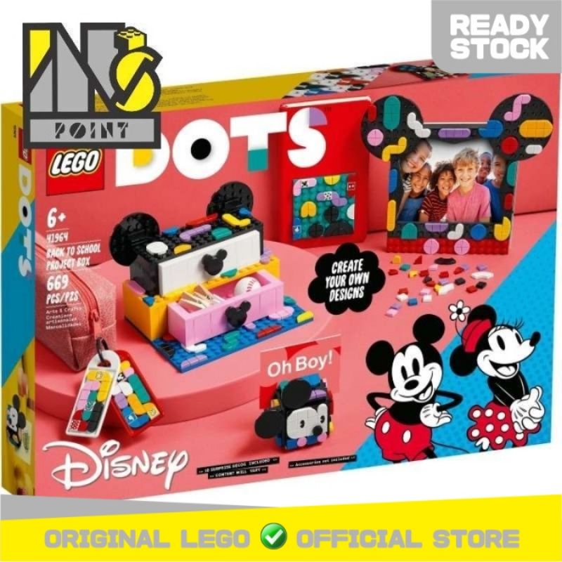 Promo Lego 41964 Dots Mickey Mouse & Minnie Mouse Back To School