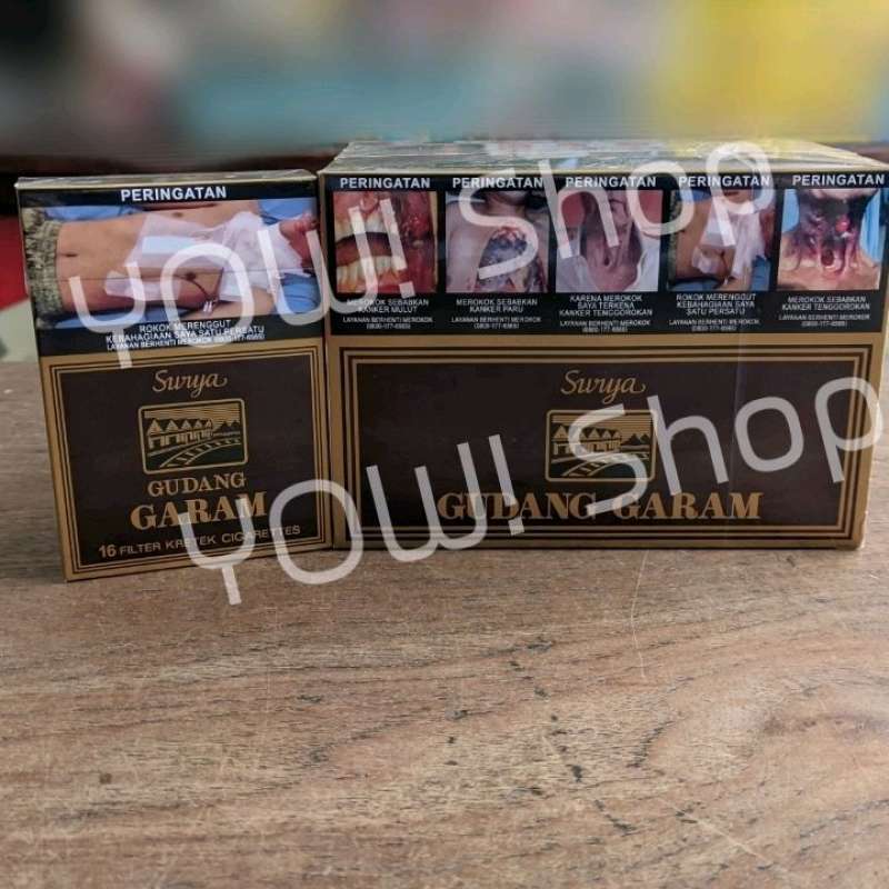 Jual Rokok Gudang Garam Surya Coklat Filter Isi 16 Batang - 10 