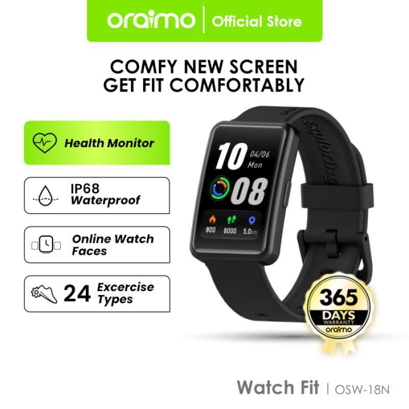 Jual Oraimo Smartwatch 1.57'' Screen Bluetooth V5.1 Ip68 Waterproof Osw