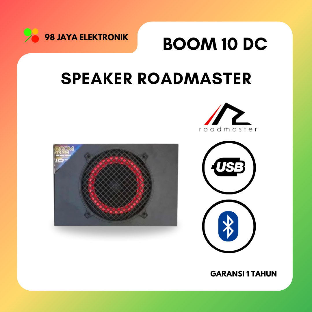 Jual SPEAKER ROADMASTER BOOM 10 DC di Seller 98 Store Mangga