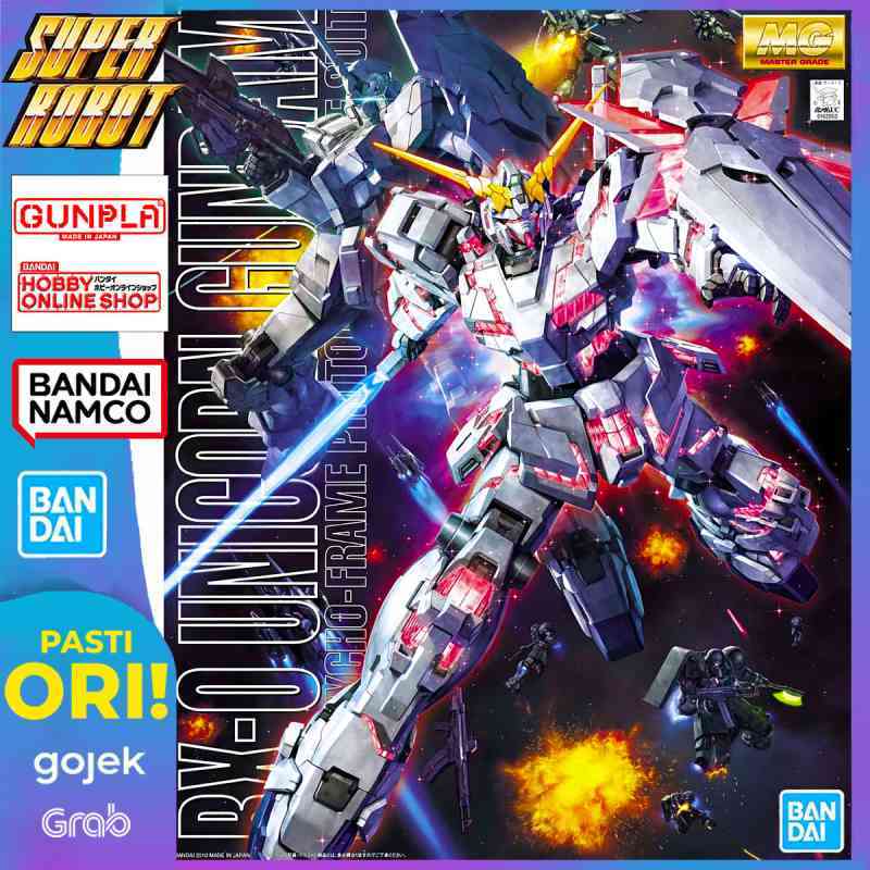 Bandai Hobby RX-0 Unicorn Gundam OVA Version 1/100 Master Grade - Modèle à Assembler