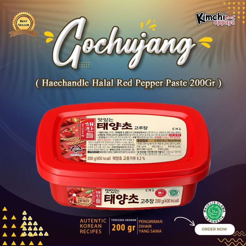 Jual Haechandle Gochujang Halal Saus Korean Red Pepper Paste 200gr Di Seller Kimchi Oppaya