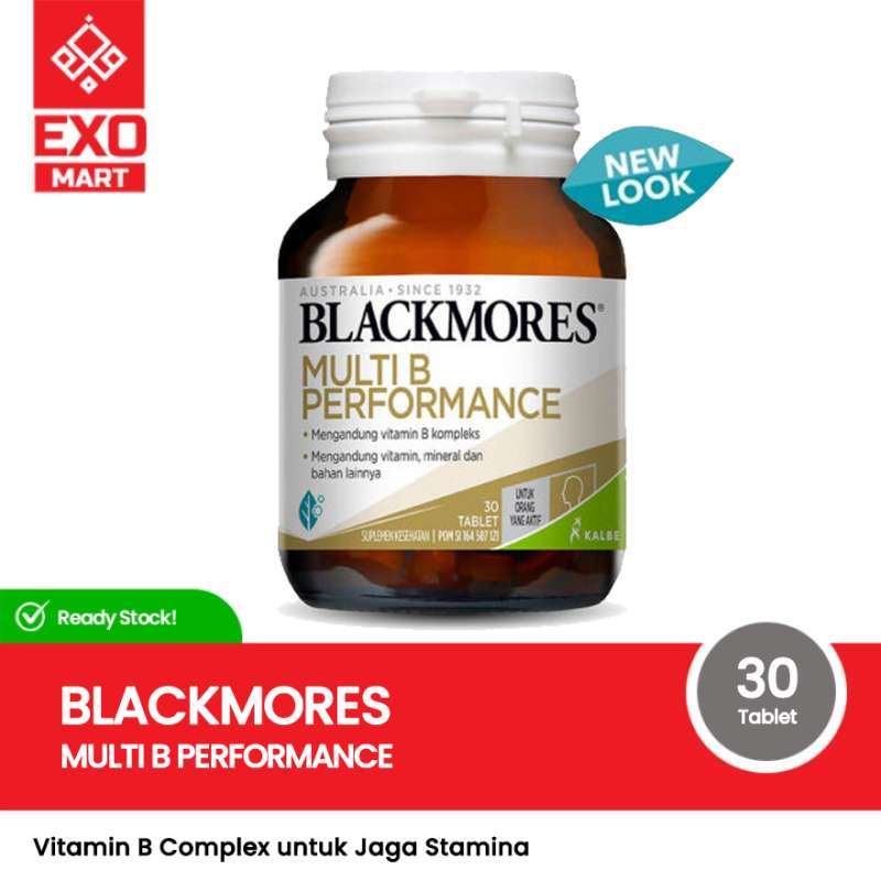 Promo Blackmores Multi B Performance 30 Tablet Vitamin B Kompleks B