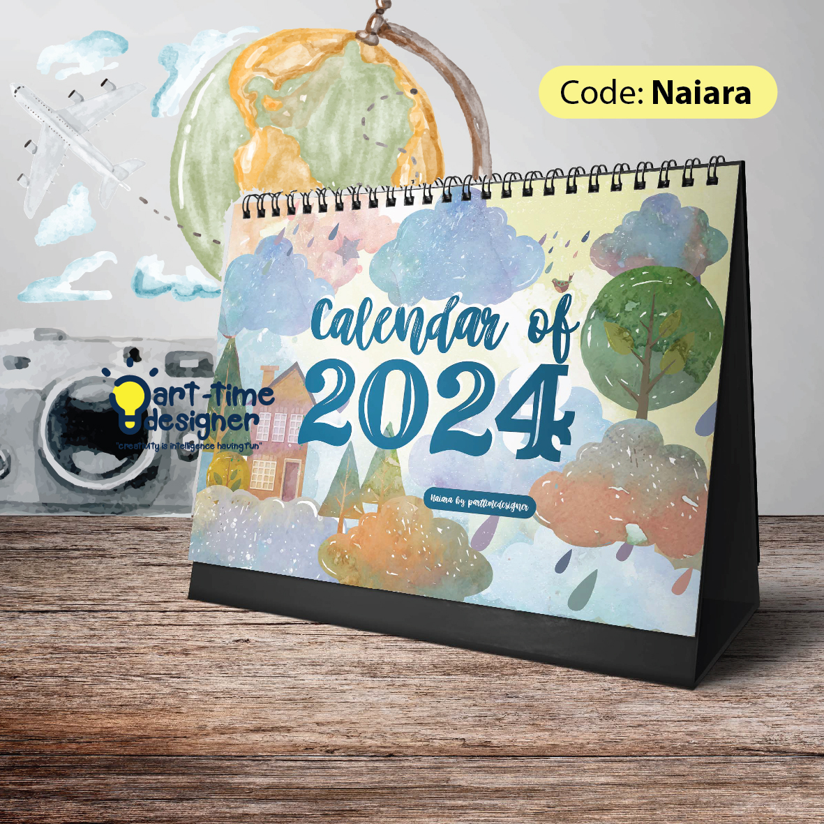 Jual Naiara Kalender Meja 2024 Calendar Estetik Best Seller di Seller