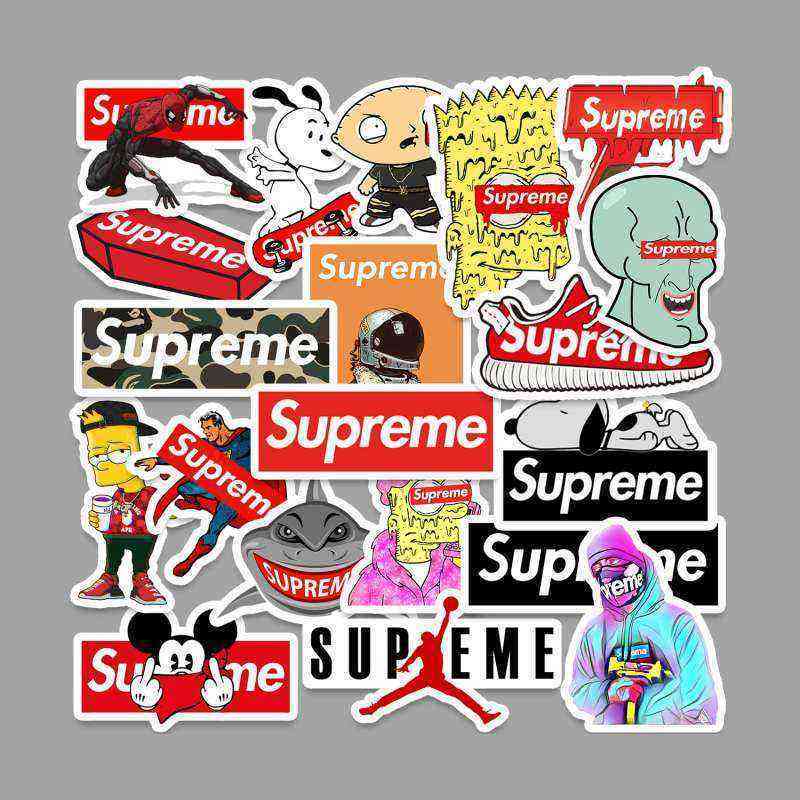 Jual sticker supreme hot sale
