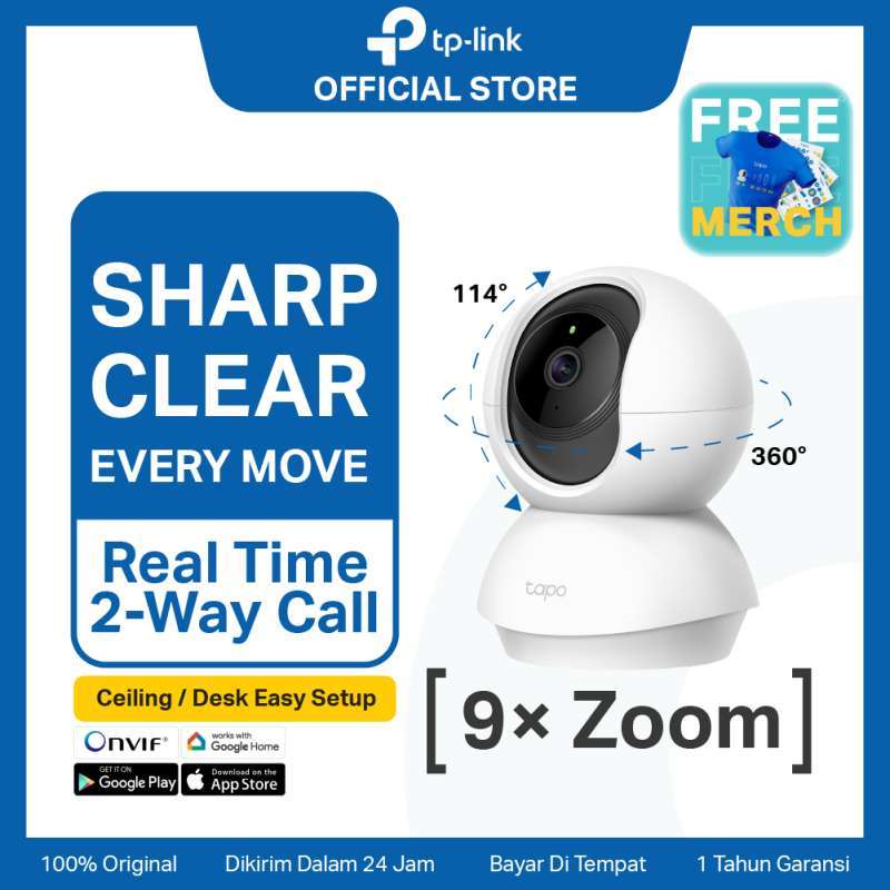 Pan Tilt Tapo C100 Smart Camera TP-LINK Tapo C200/C100/C310 Pan