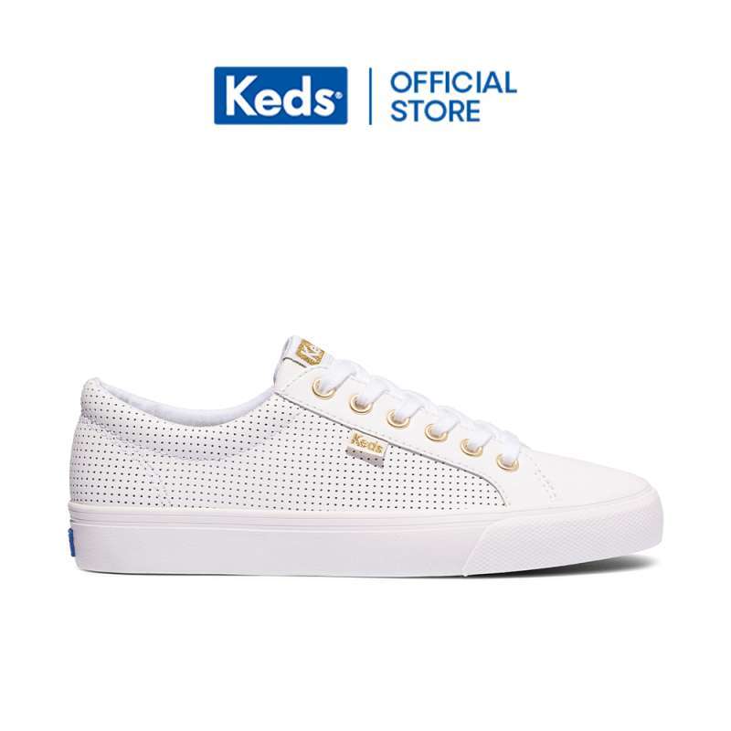 Jump Kick Leather Keds White Leather Platform Sneakers Keds Women