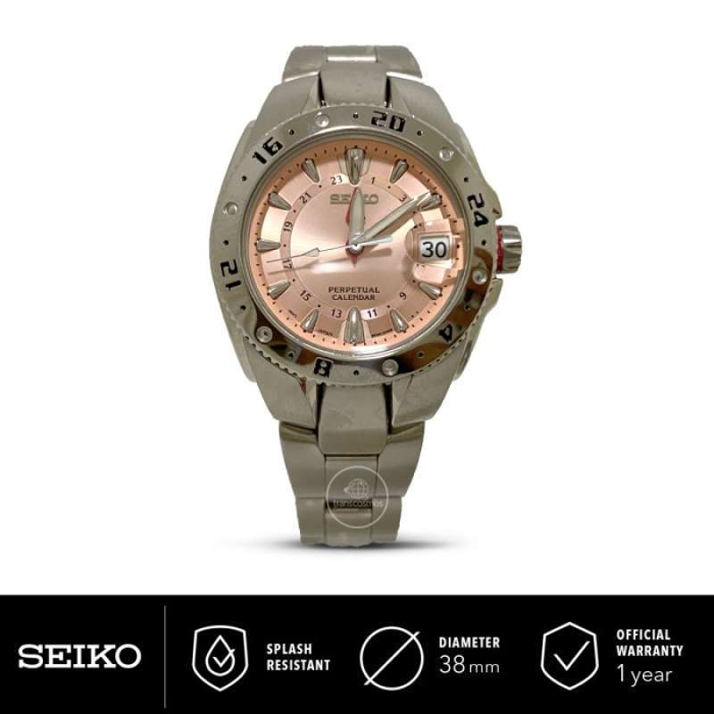 Jam Tangan Wanita Seiko Classic SLT033P5 Perpetual Calendar Original