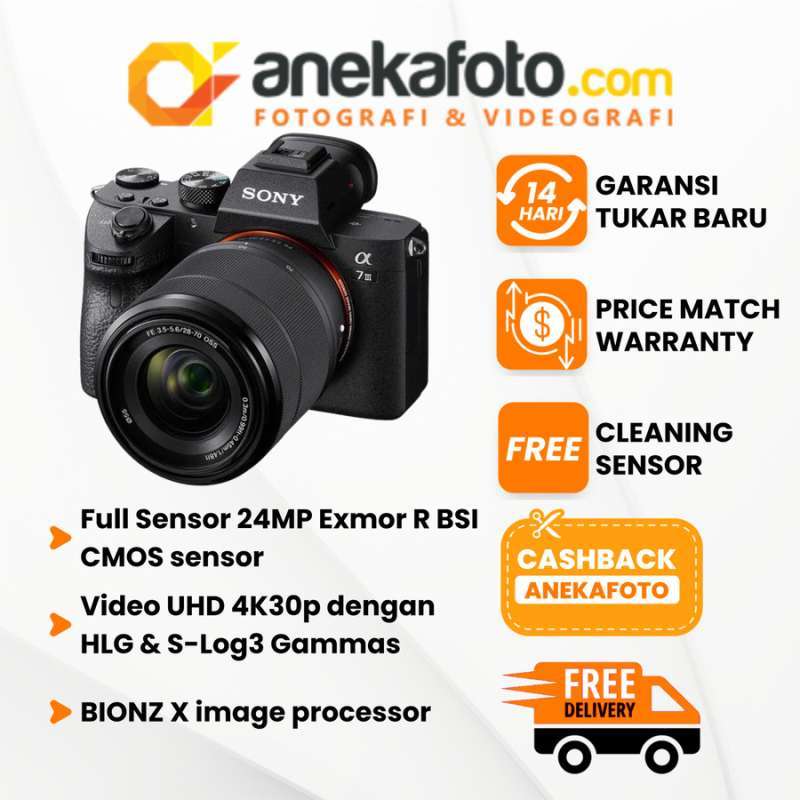 ANEKAFOTO SONY Alpha A7 III M3 Kit 28-70mm Kamera Mirrorless