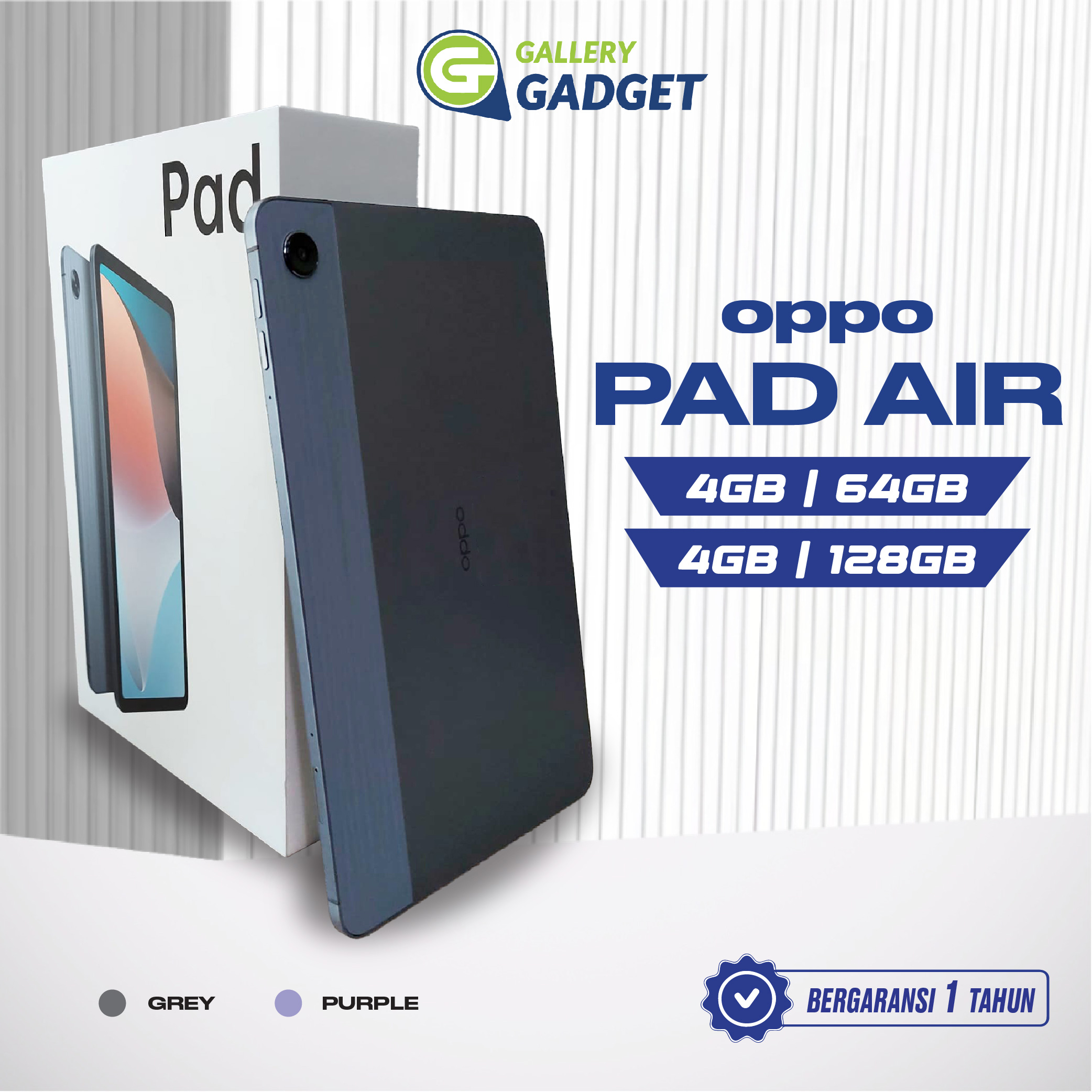Jual Oppo Pad Air 4/64 Ram 4 Rom 64 Gb 4gb 64gb Tab Tablet Android Di Seller Gallery Gadget