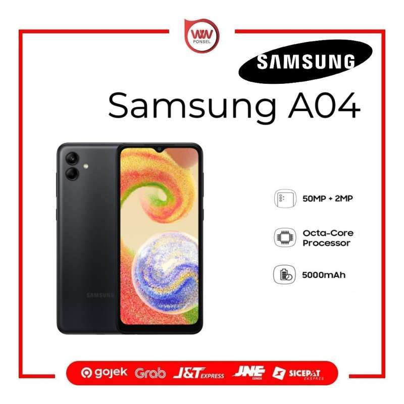 Hp Samsung A04 Ram 3GB Internal 32GB Garansi Resmi